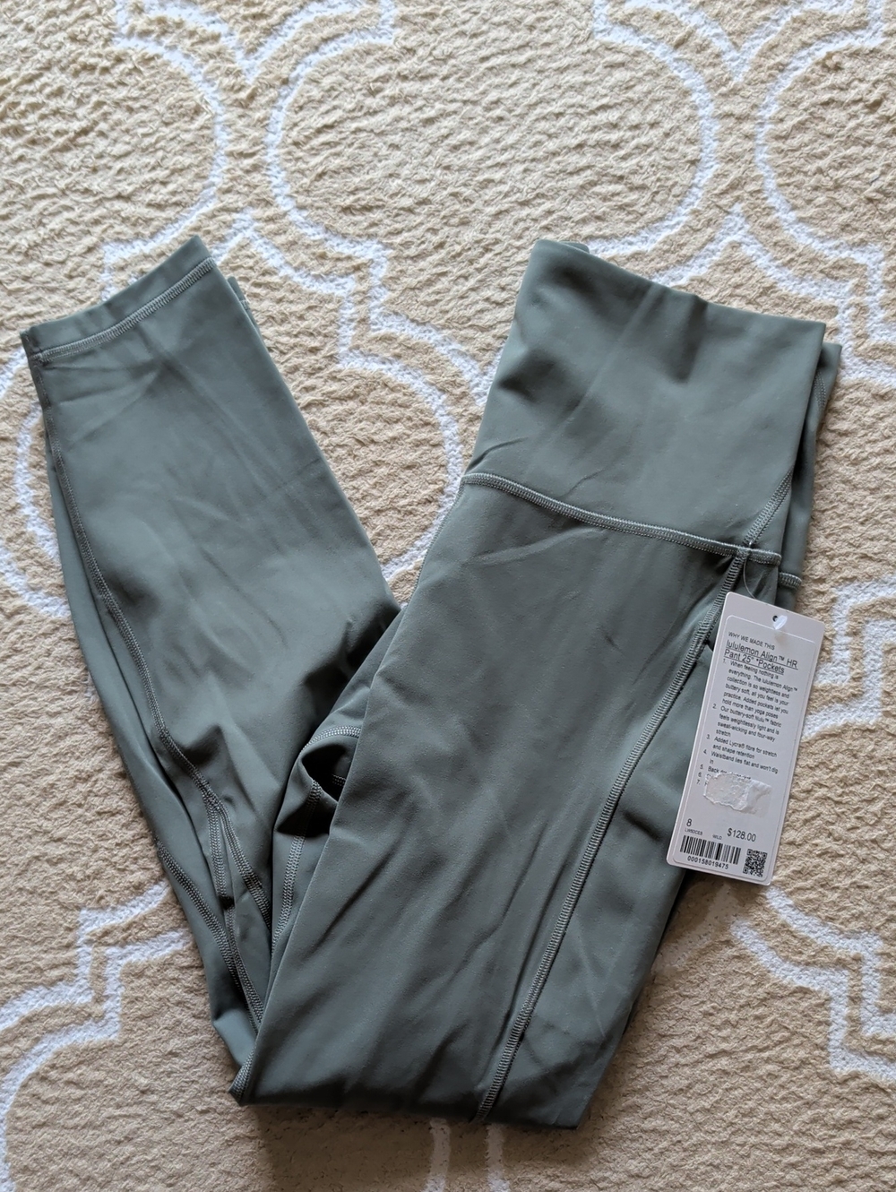 Lululemon Align High-Rise Pant 25" *Pockets Willow Leaf NWT - Picture 2 of 6